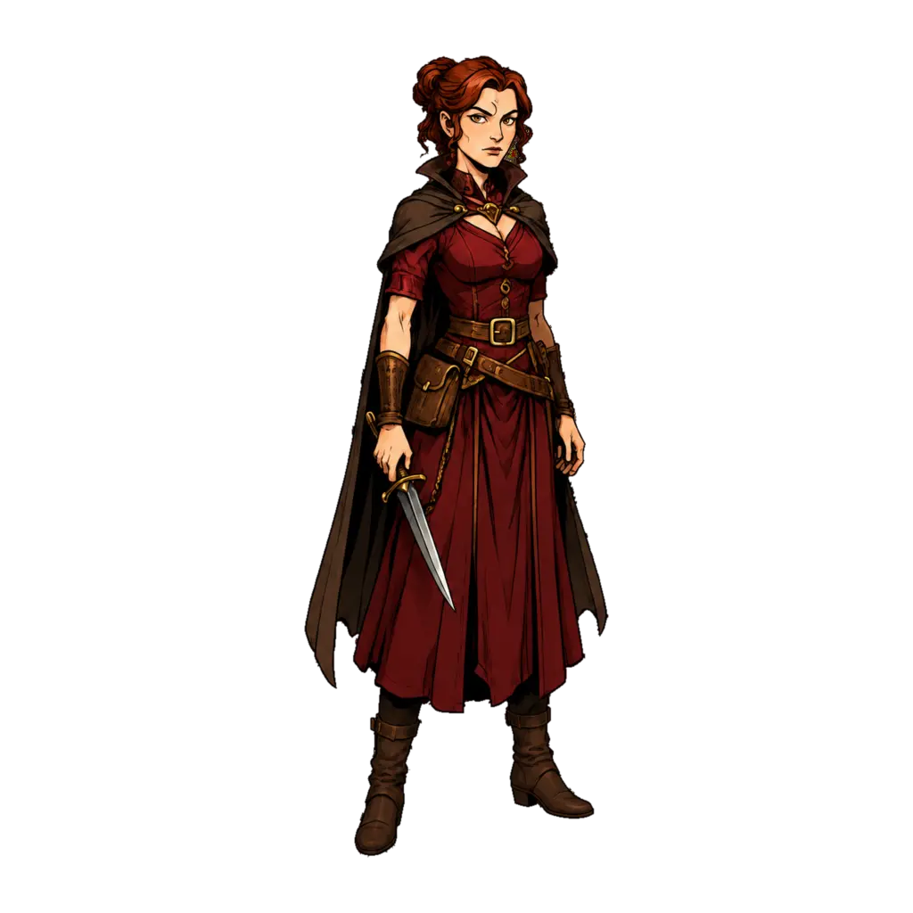 Maelin Vane, the murdered wife whose name Seraphel calls into the ritual fire