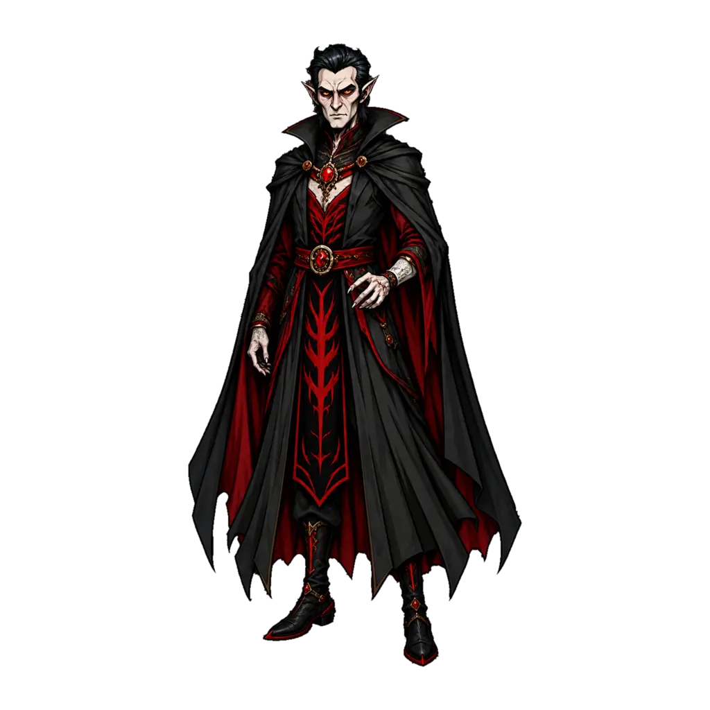 Seraphel Vane, a lean fire-marked cult heir in soot-dark robes